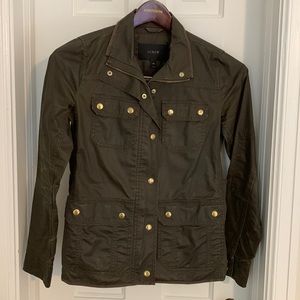 J Crew downtown field jacket olive XXS